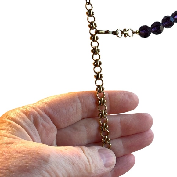 Lovely Retired Heidi Daus "Unforgettable Lavaliere" Locket Necklace rhinstones - Picture 9 of 9